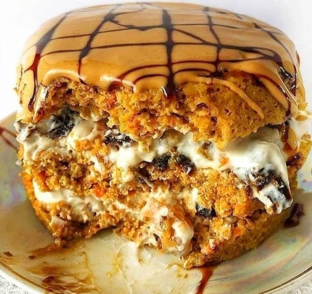 Морковные коржи для торта