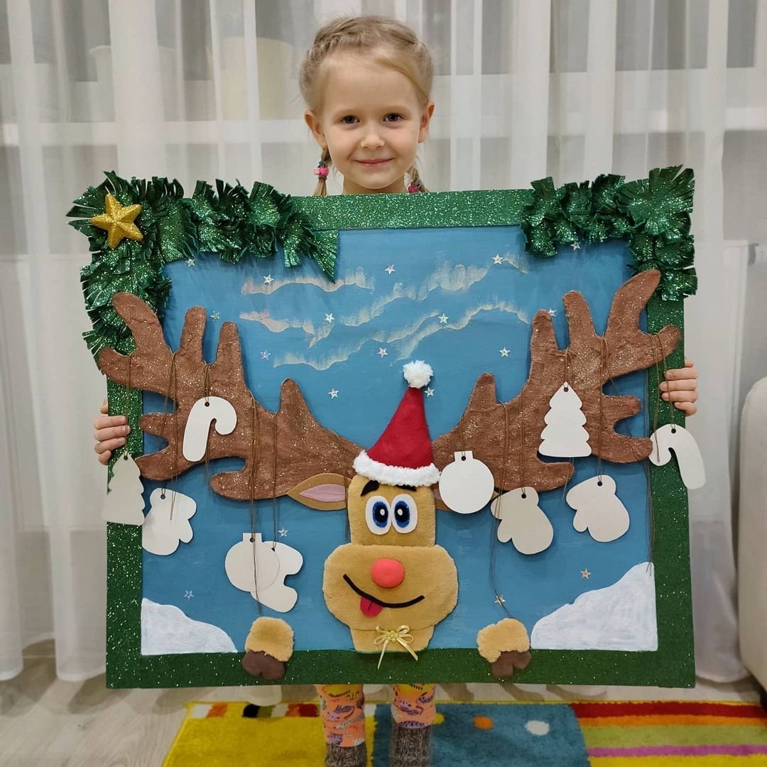 Новогоднее панно своими руками