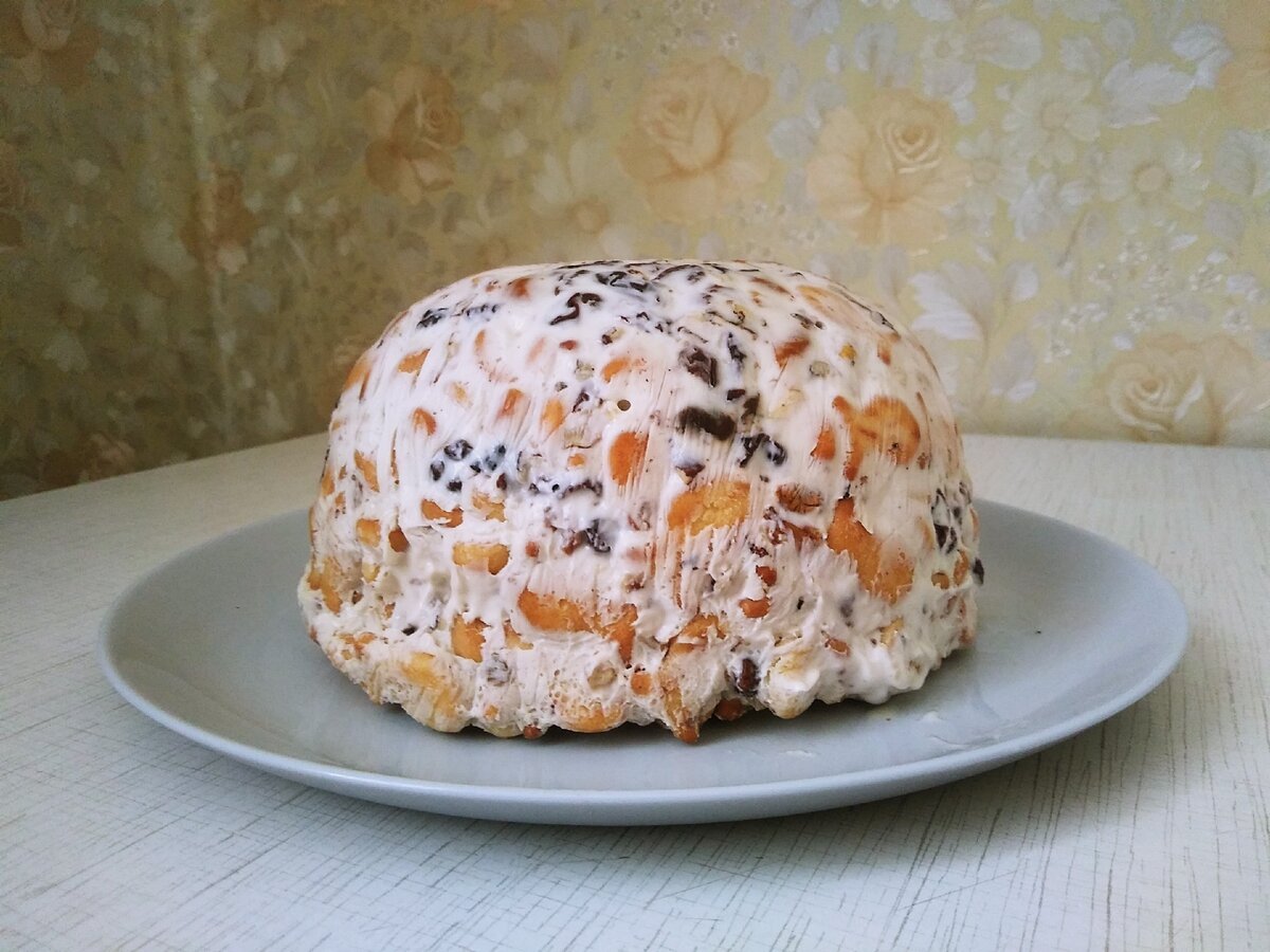 Торт мозаика с желе