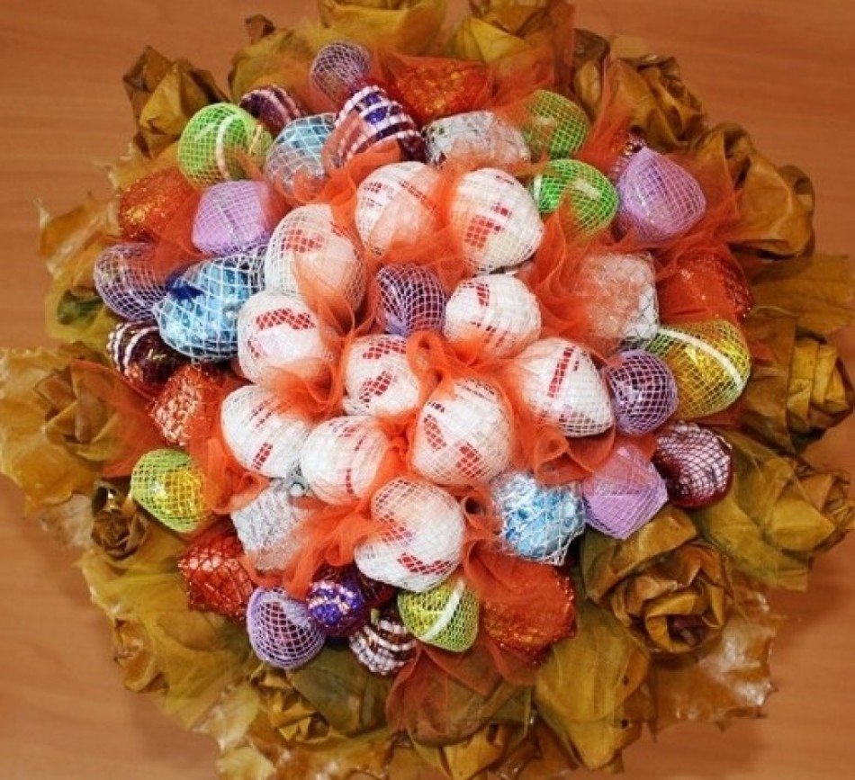 Поделки из конфет своими руками