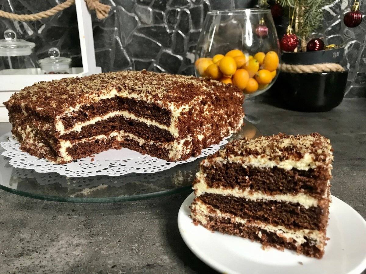 Ореховый торт Белочка