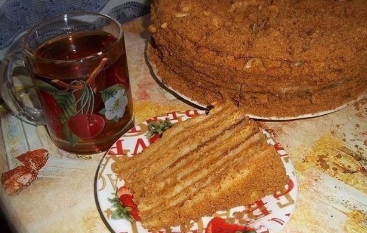 Карамелизированный медовик