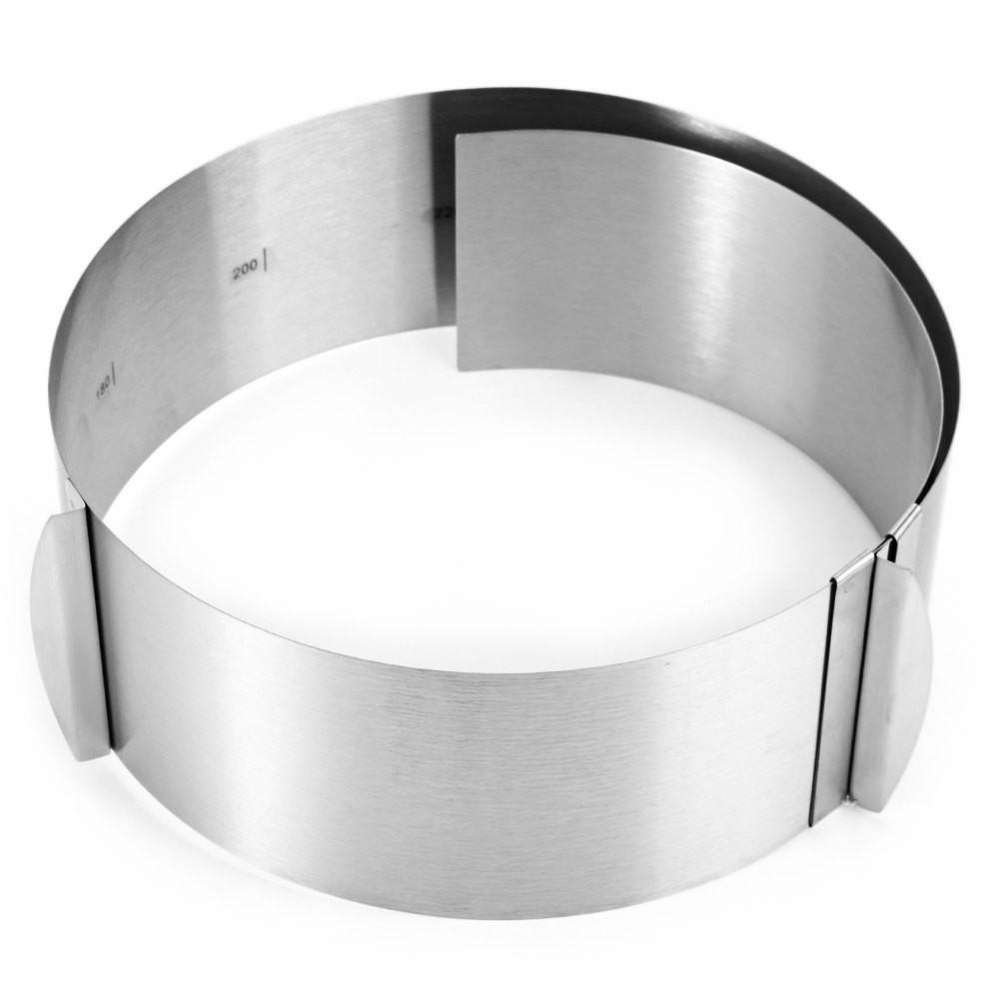 Раздвижное кольцо для торта Cake Ring 16-30 см