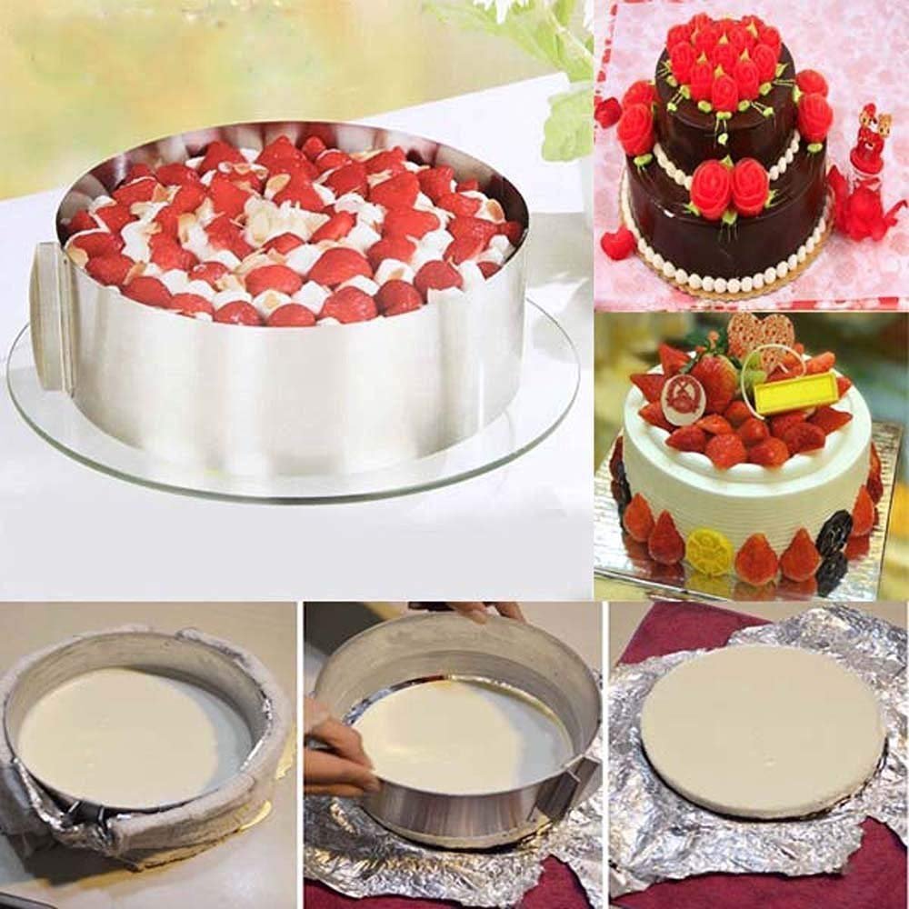 Форма для торта "Cake Ring" регулируемая 16-30см.