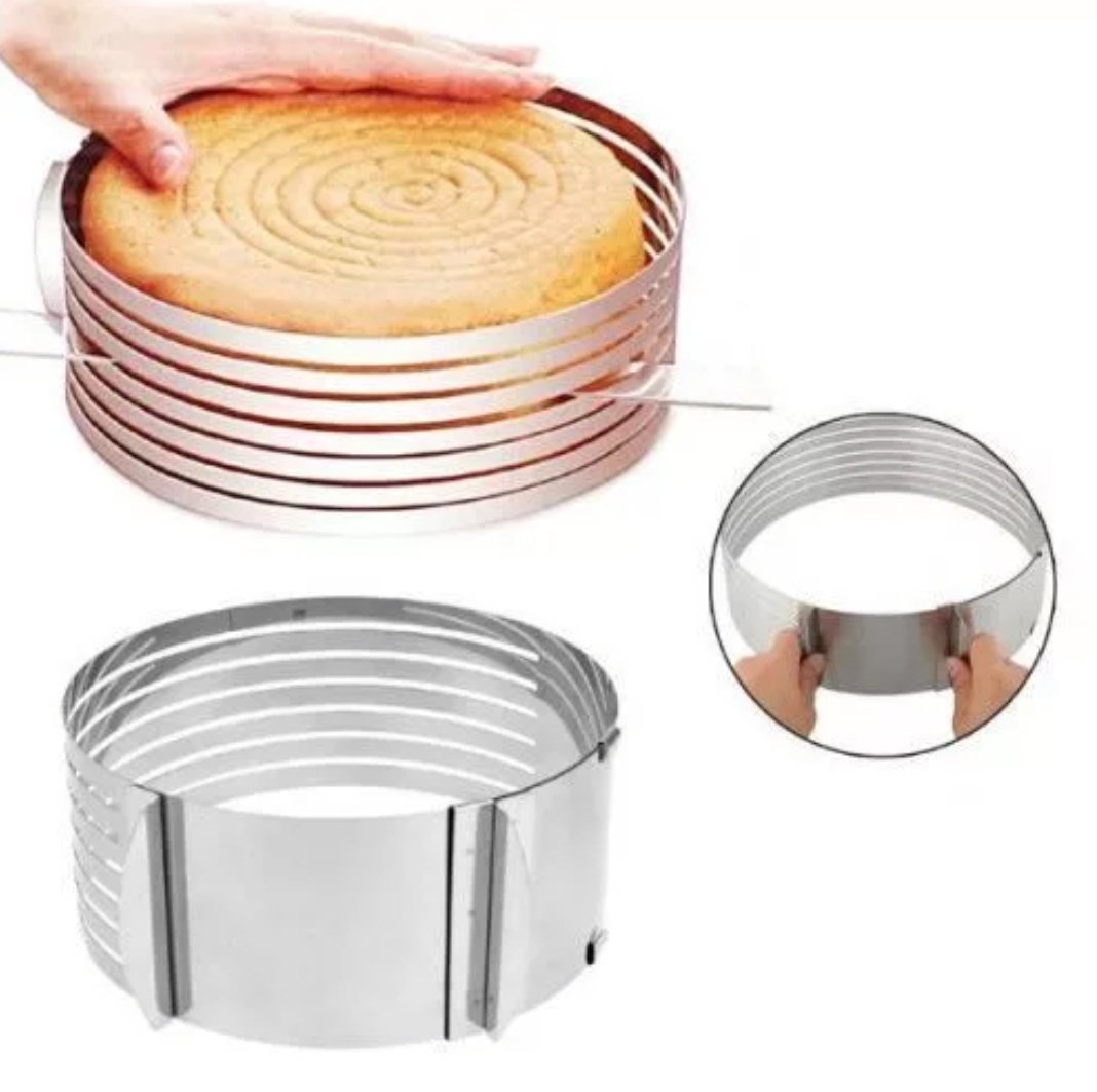 Форма-слайсер для нарезки коржей Cake slicing Tool, 15-20 см