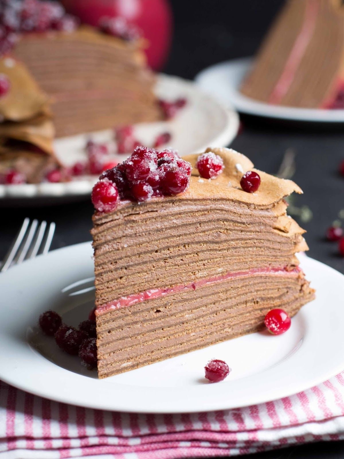 Блинный торт с кремом чиз