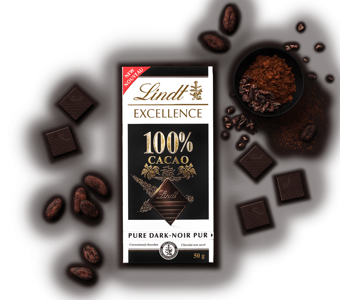 Lindt шоколад 100 какао