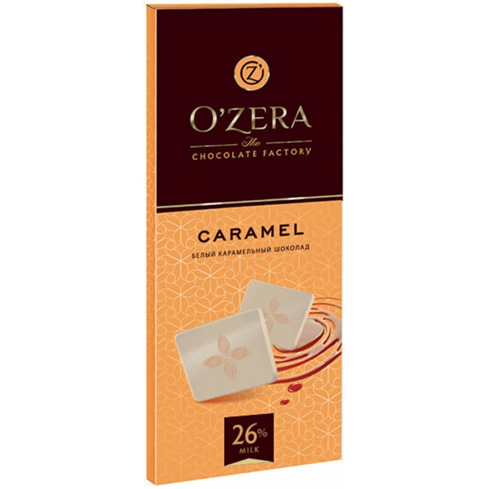 Белый шоколад o`Zera Caramel 90г
