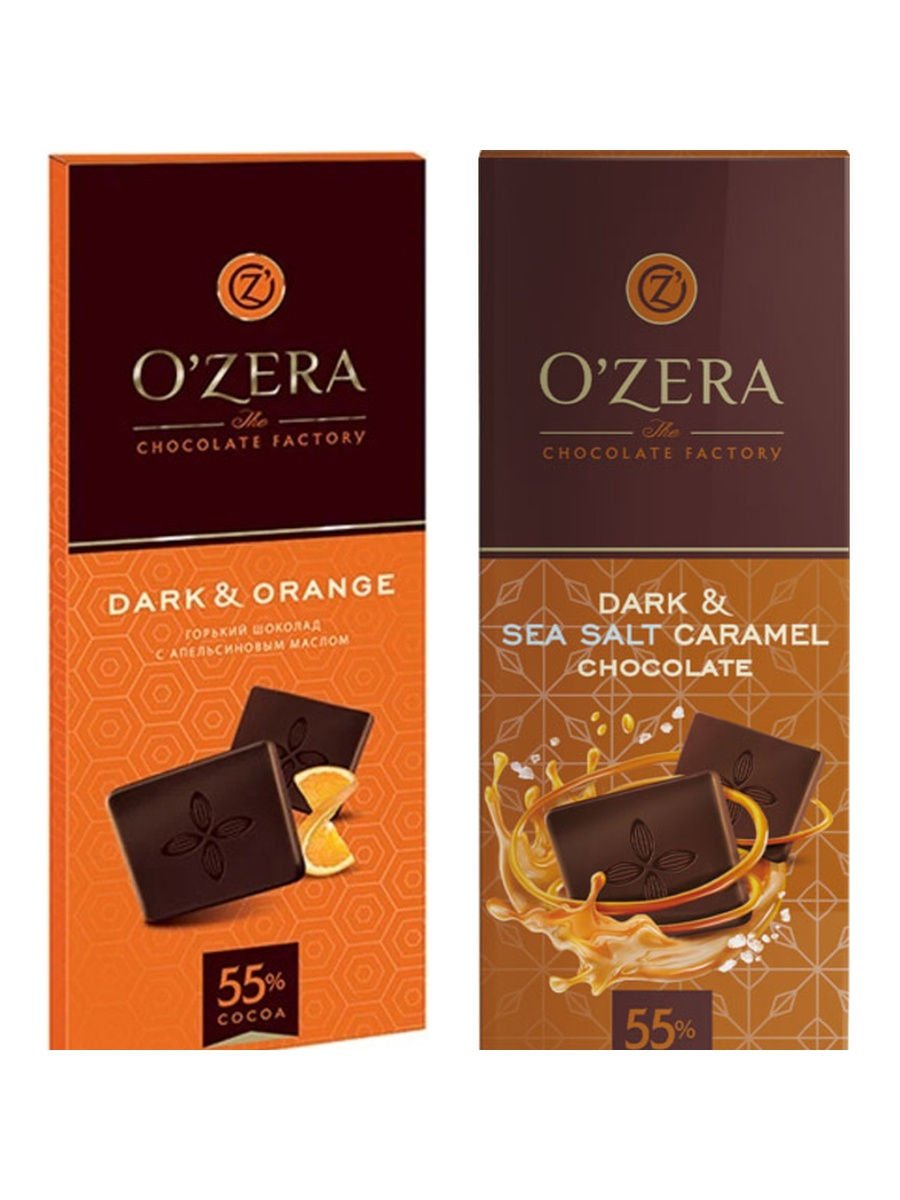 «Ozera», Горький шоколад Dark&Sea Salt Caramel
