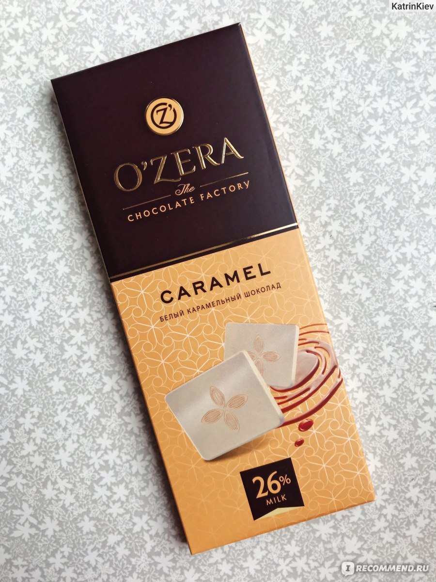 Белый шоколад o`Zera Caramel