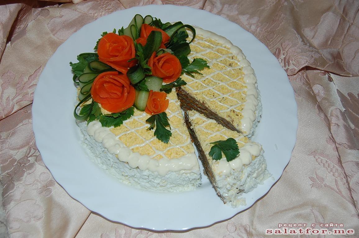 Украсить печеночный торт