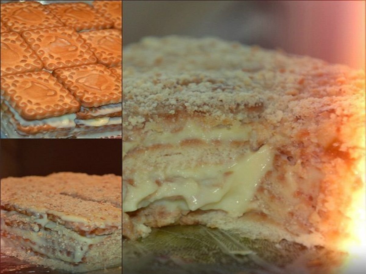 Муссовый торт с персиками