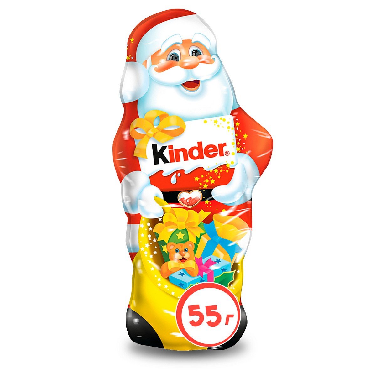 Шоколад kinder дед Мороз 55г