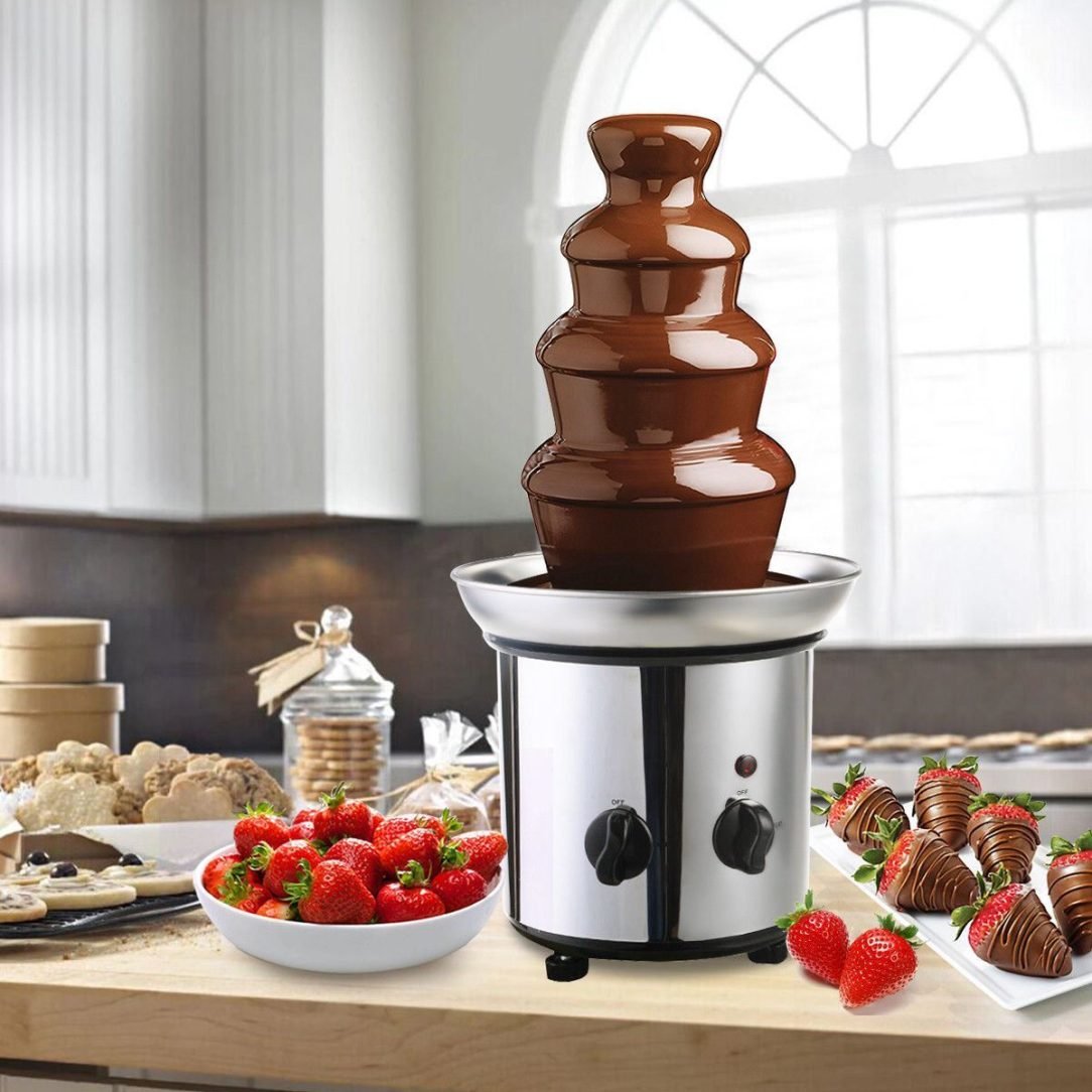 Шоколадный фонтан Keya Chocolate Fondue Fountain 3 яруса