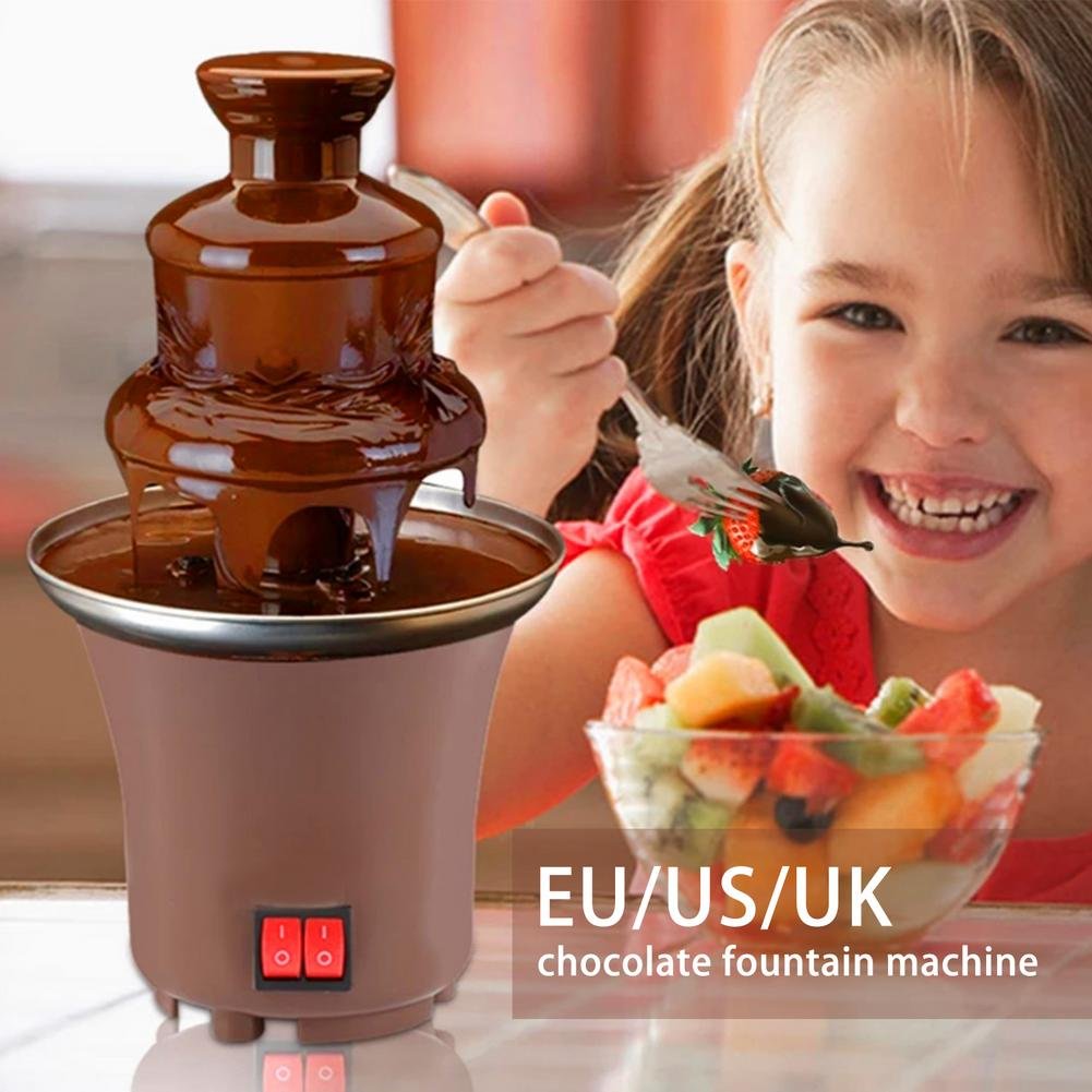 Betty Crocker Mini, Fondue melting Pot Warmer and chocolatier, 0.7 Quart, Red