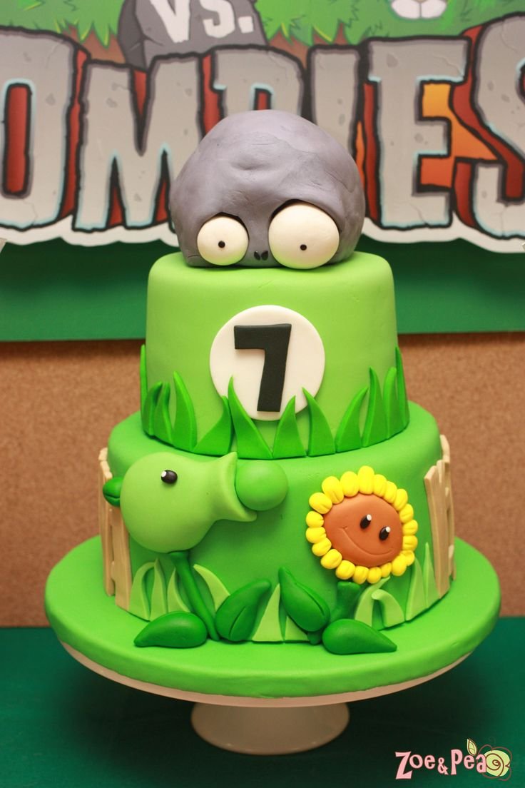 Торт Plants vs Zombies