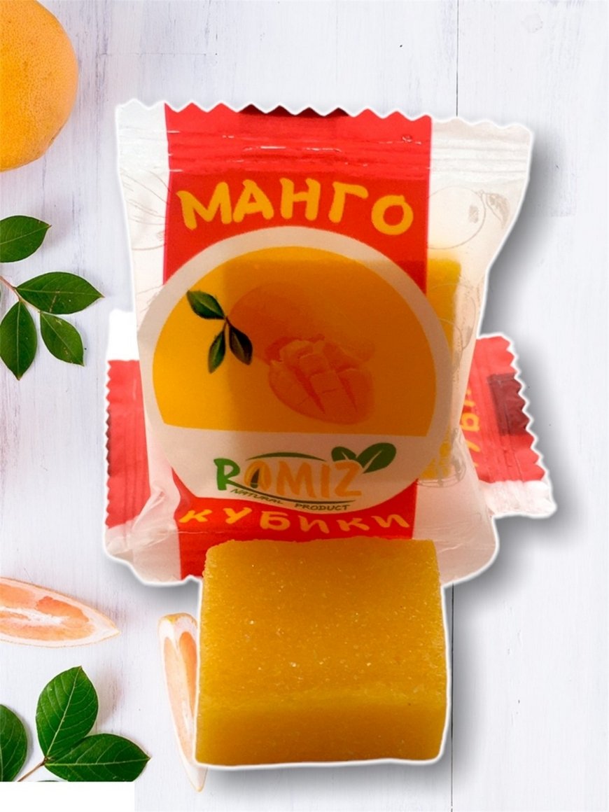 Конфеты манговые кубики