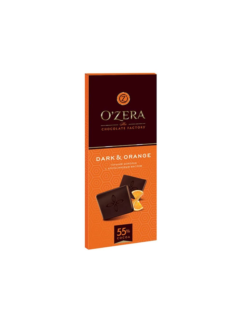 Шоколад "o,Zera Dark&Orange" 90г