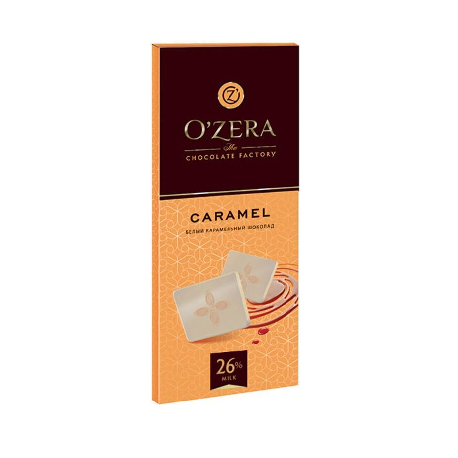 Шоколад o'Zera 90г белый Caramel