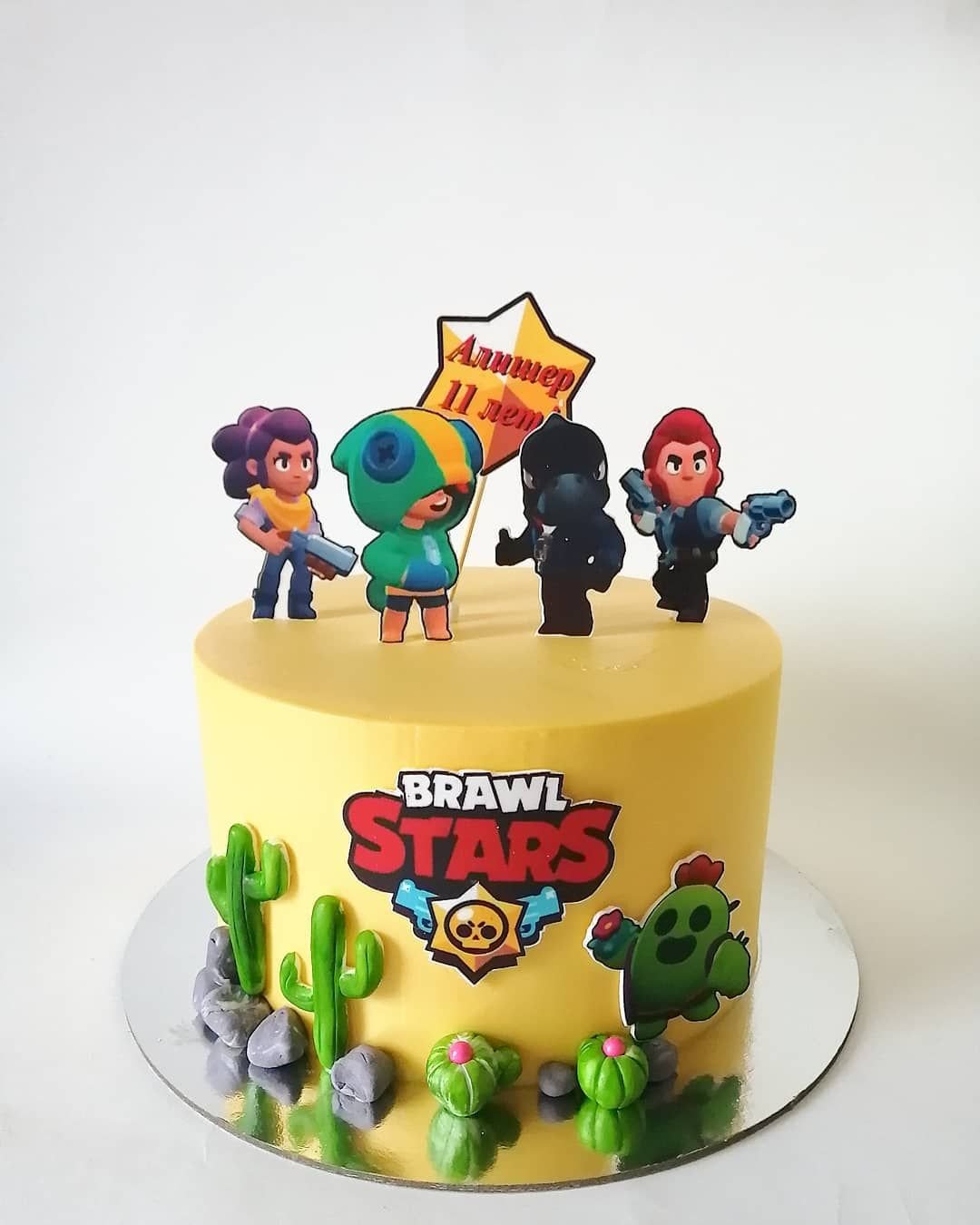 Детский торт для мальчика Brawl Stars