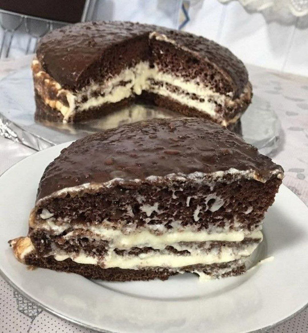 Торт кефирный