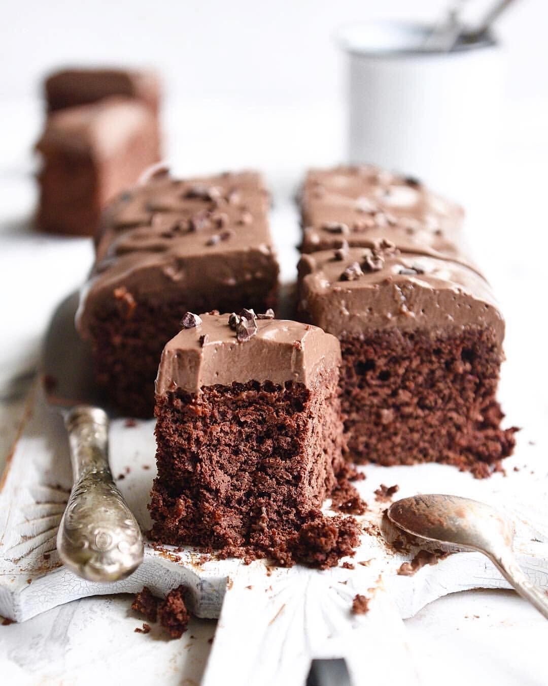Шоколадный торт стаканчиковый