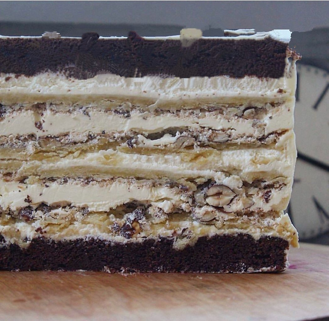 Торт "безе с фундуком" (Hazelnut Meringue Cake)