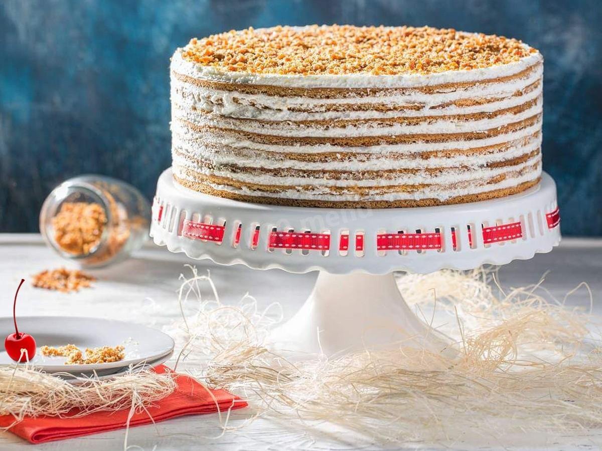 Торт с песочными коржами