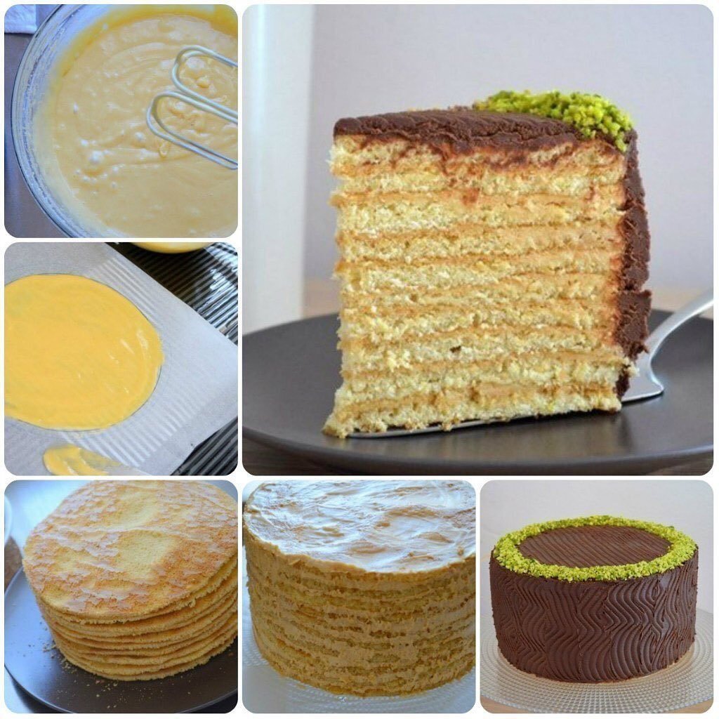 Торт с медовыми коржами