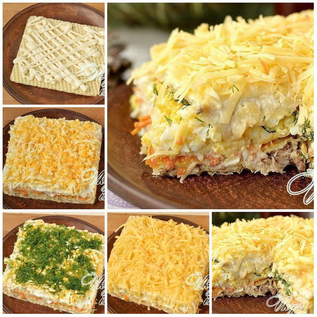 Праздничные закусочные торты