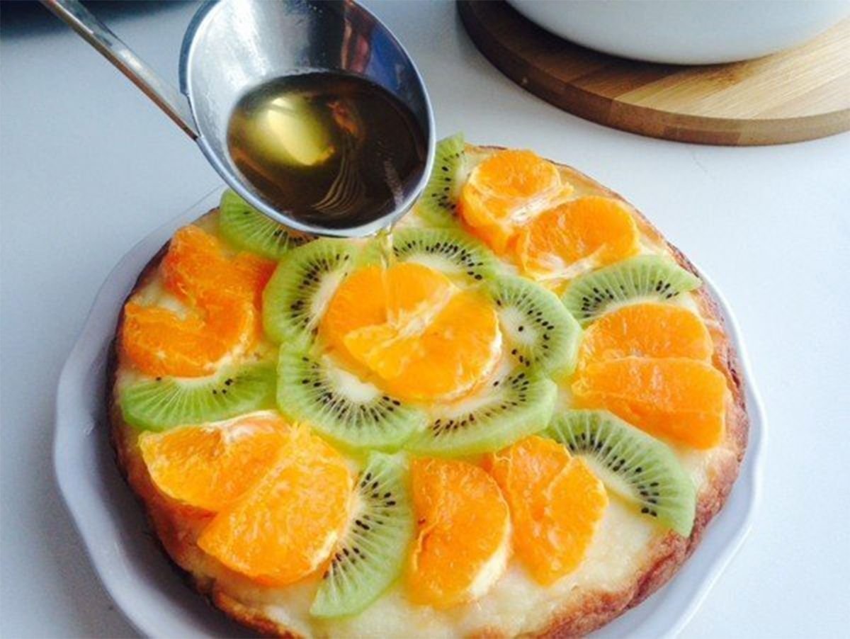 Украшения из мандаринов на торт