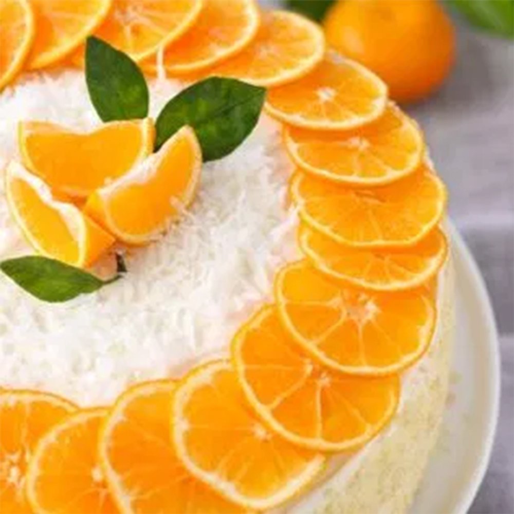 Пирог из мандаринов без выпечки