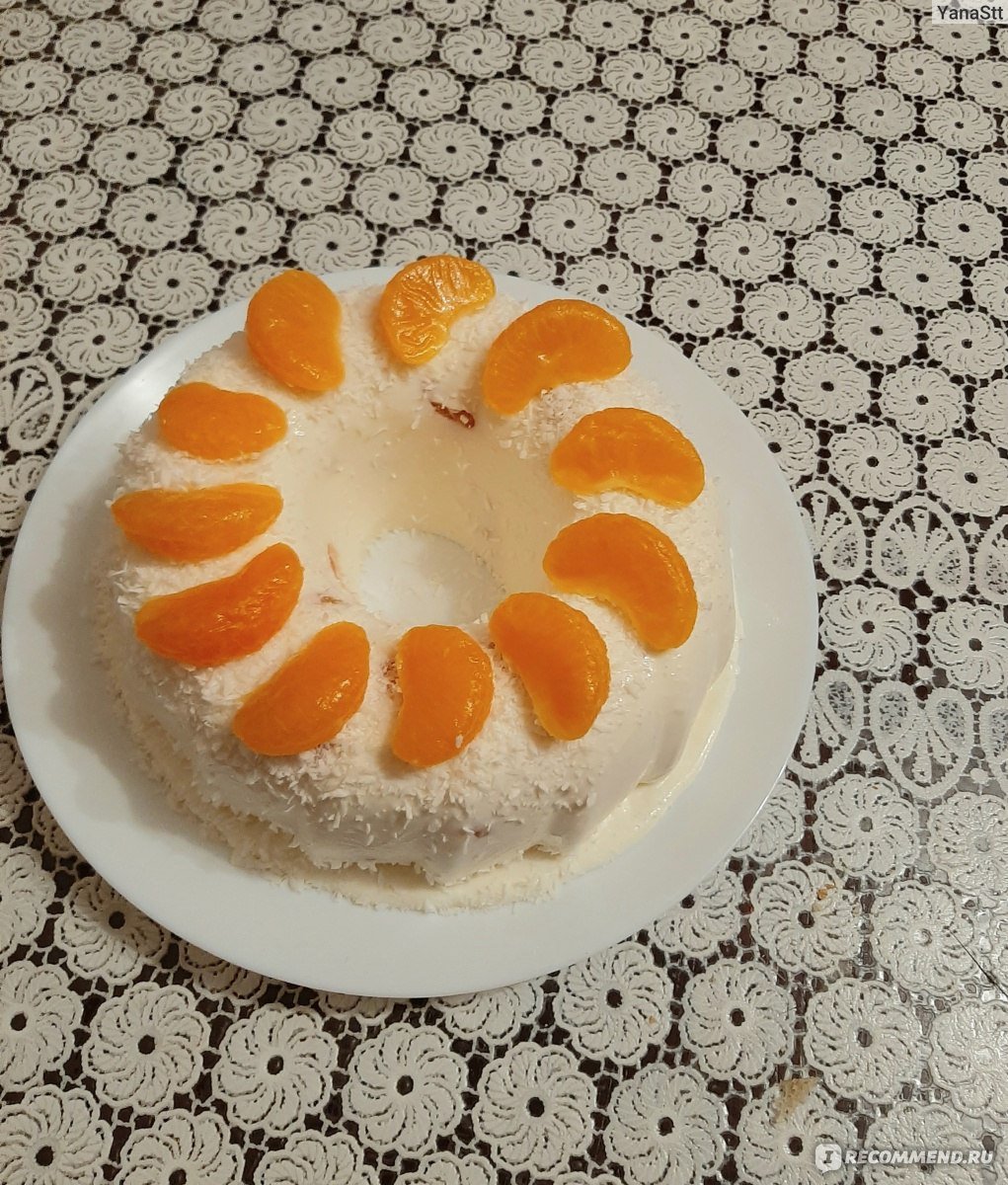 Кекс с мандаринами