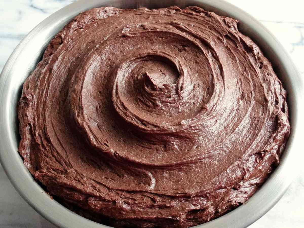 Шоколадный крем чиз с какао