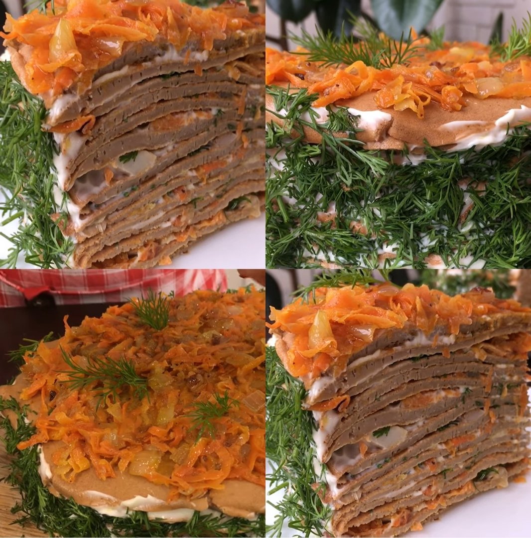 Украсить печеночный тортик