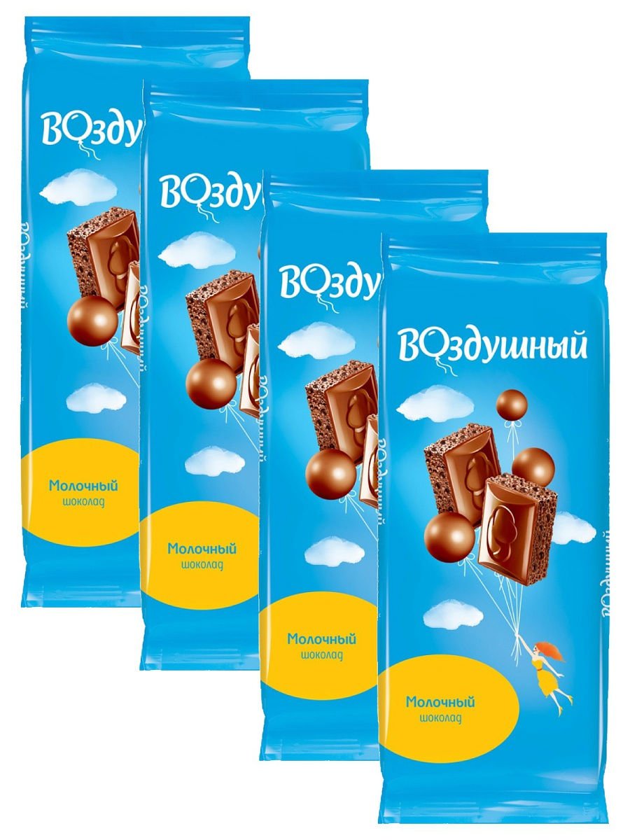 Шоколад воздушный молочный
