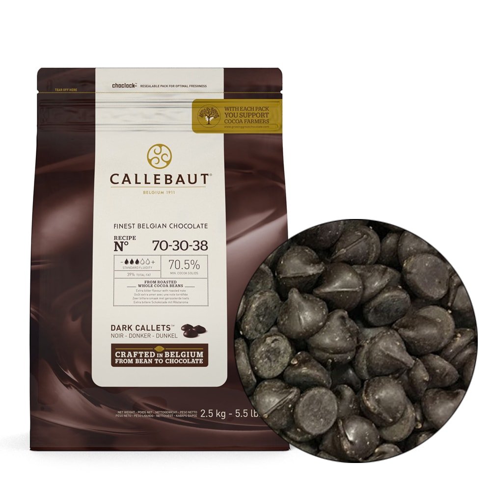 Горький шоколад Callebaut 70,4%