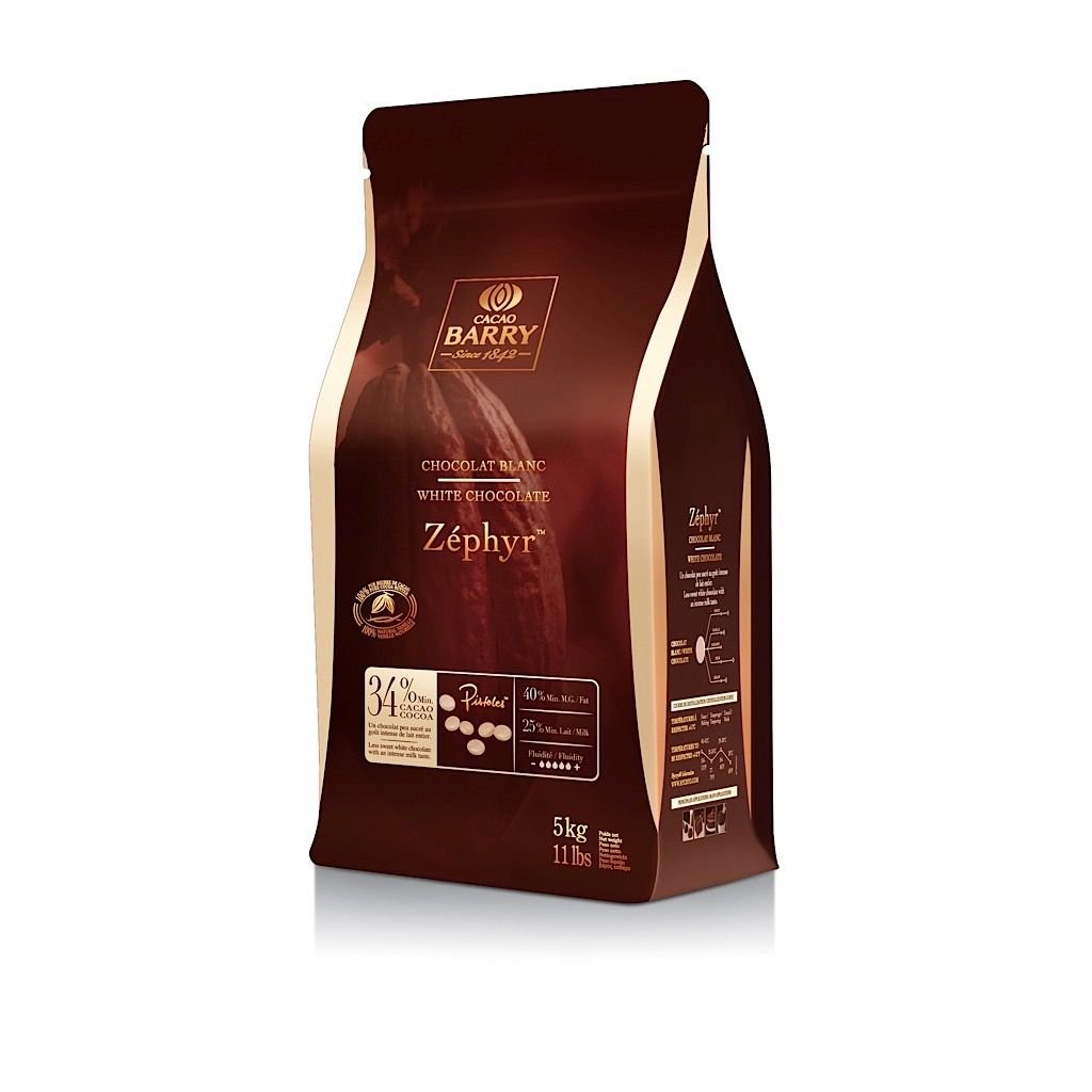 Шоколад белый "Cacao Barry" Zephyr 34% (5 кг)