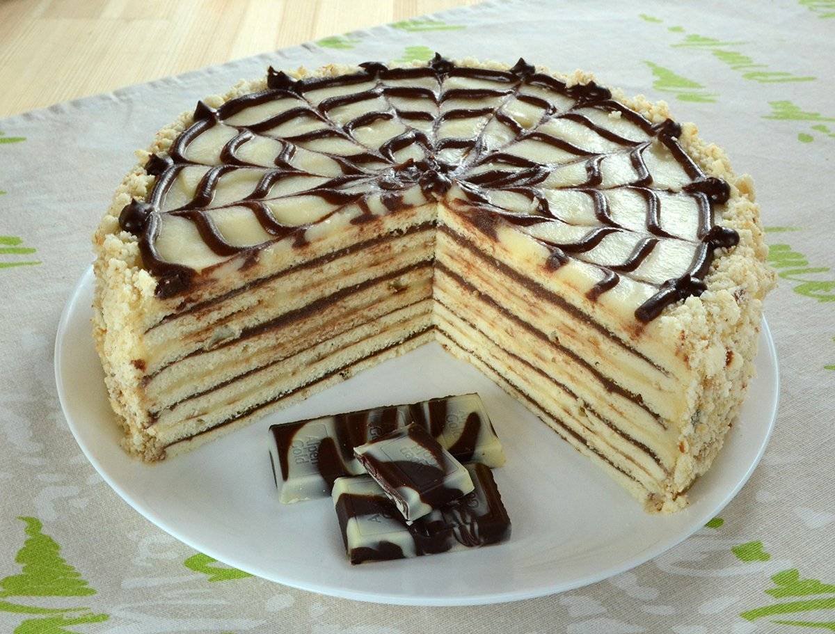 Торт на сковороде быстро и вкусно