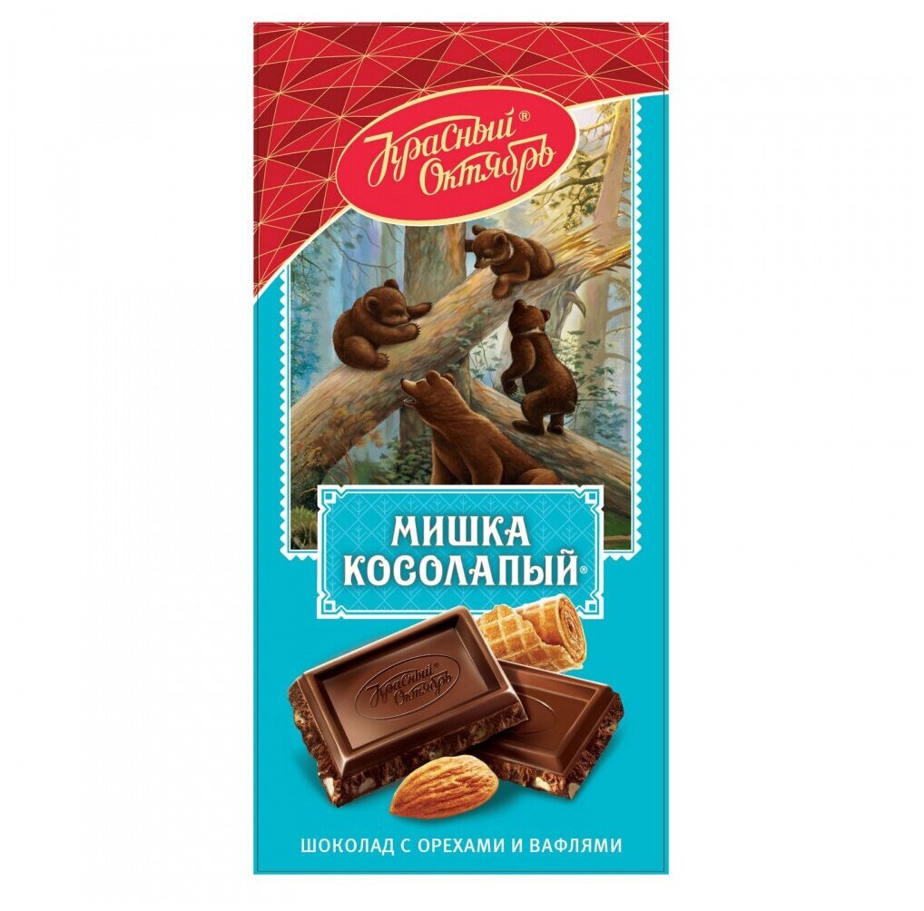 Шоколад мишка косолапый 75 гр
