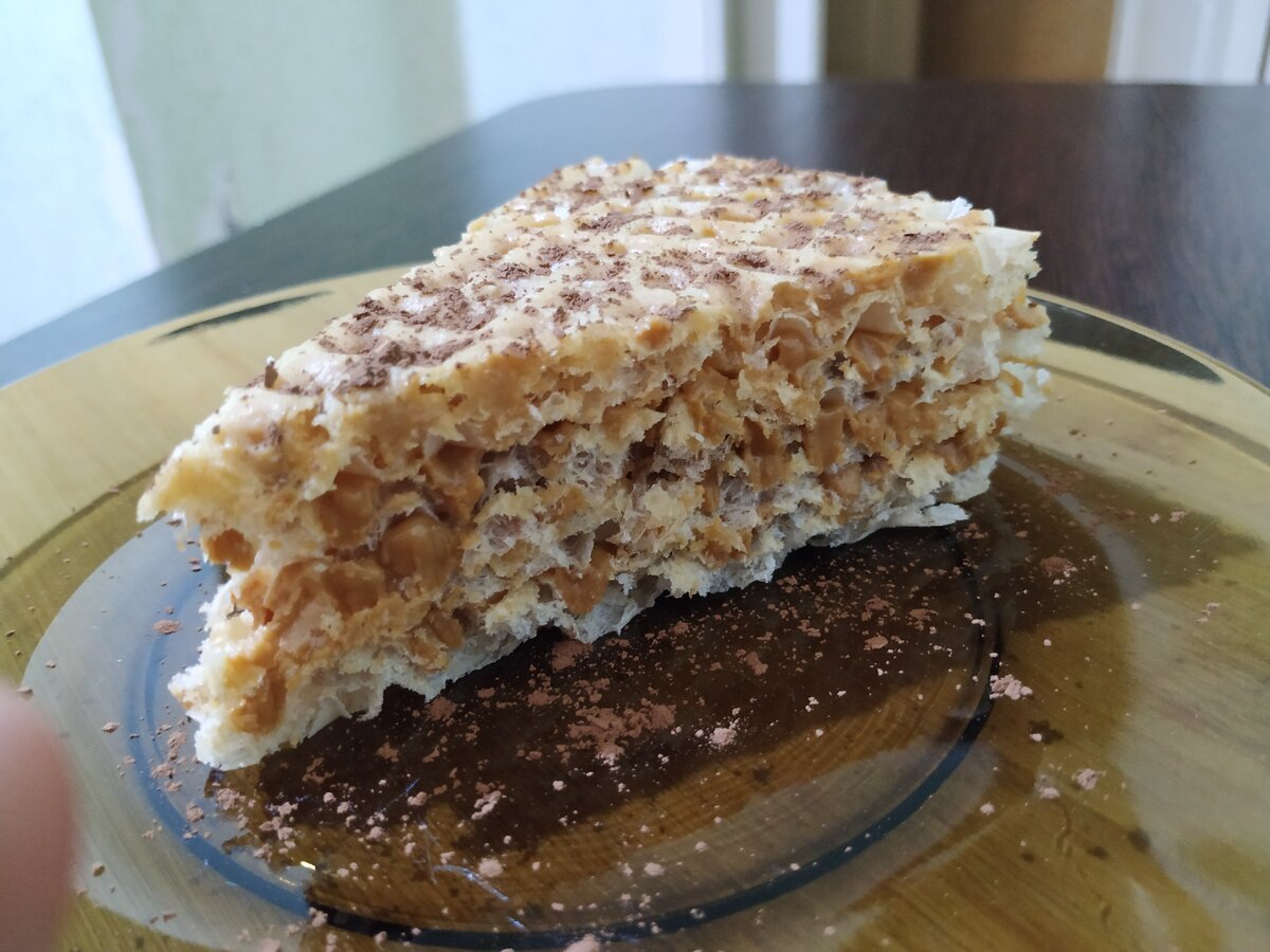 Торт из вафельных коржей