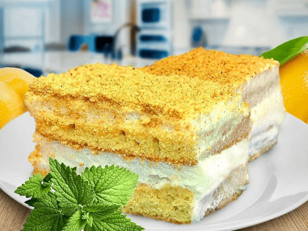Суфлейный апельсиновый торт