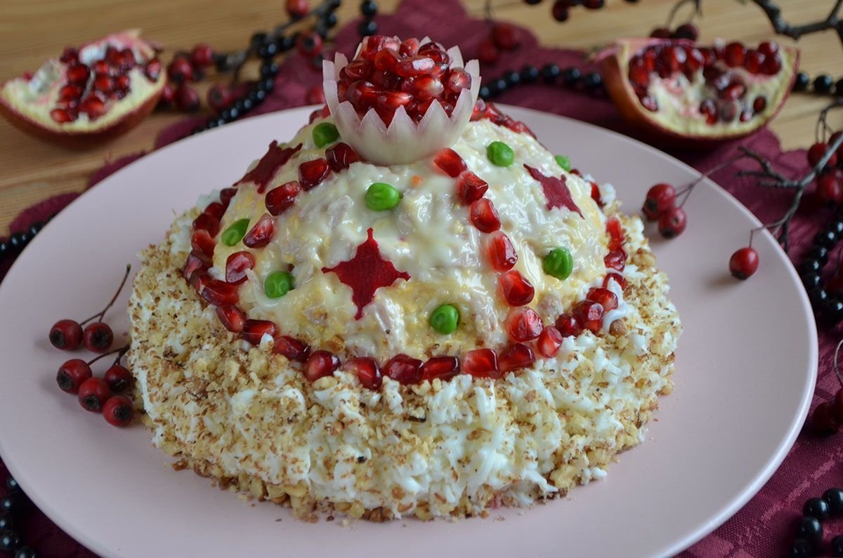 Салат суши с крабовыми палочками
