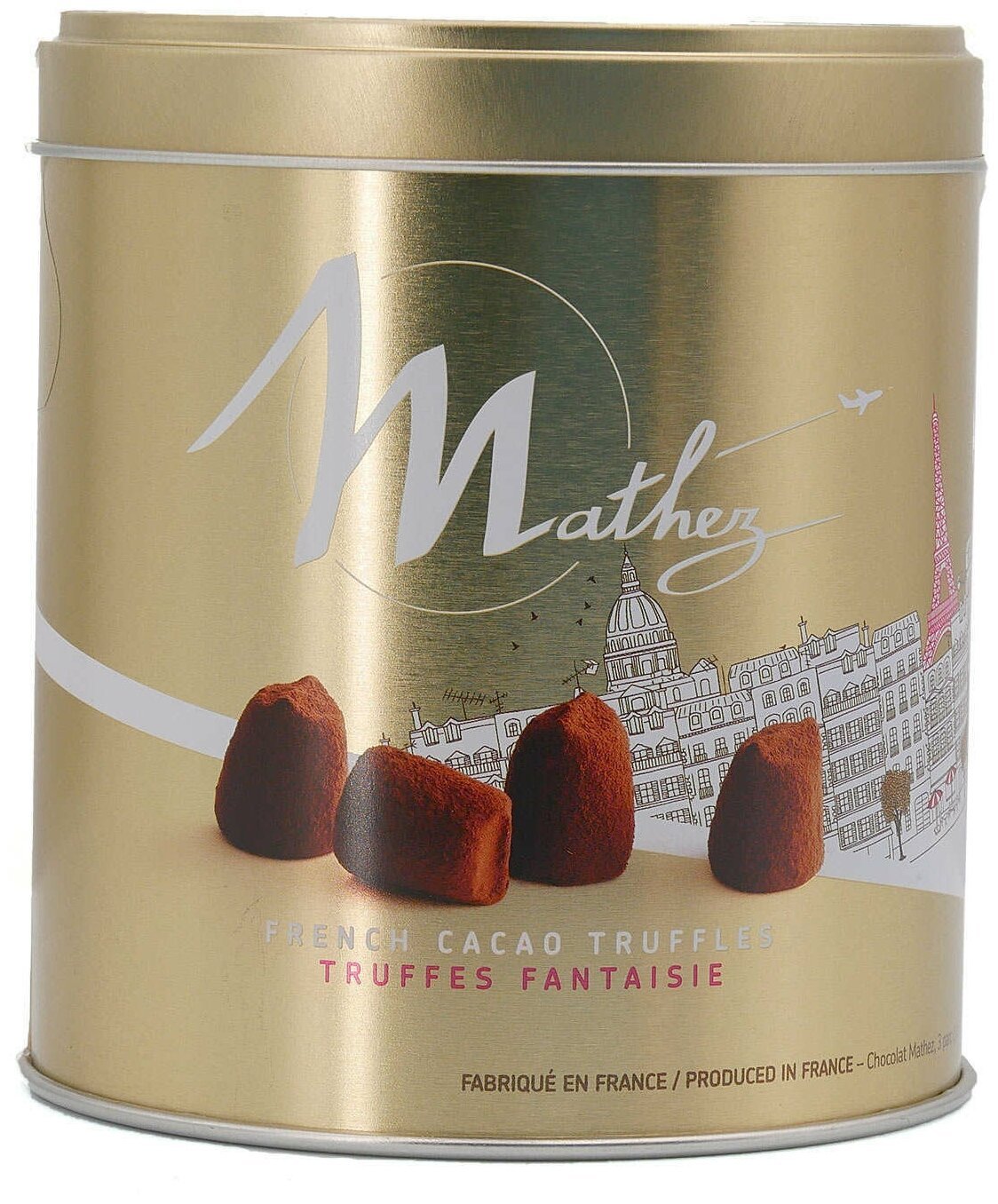 Конфеты Mathez "под'Ари" трюфель с фисташкой 160 гр