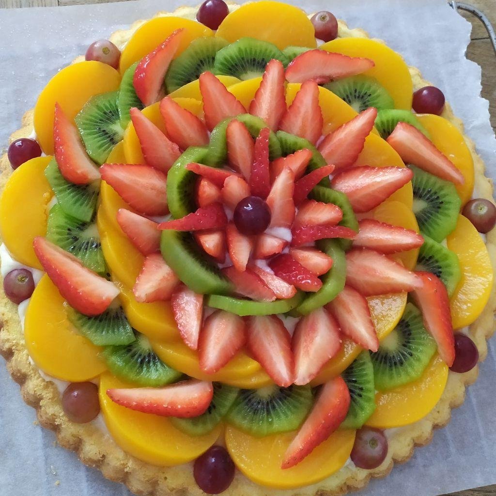 Торт из фруктов своими руками