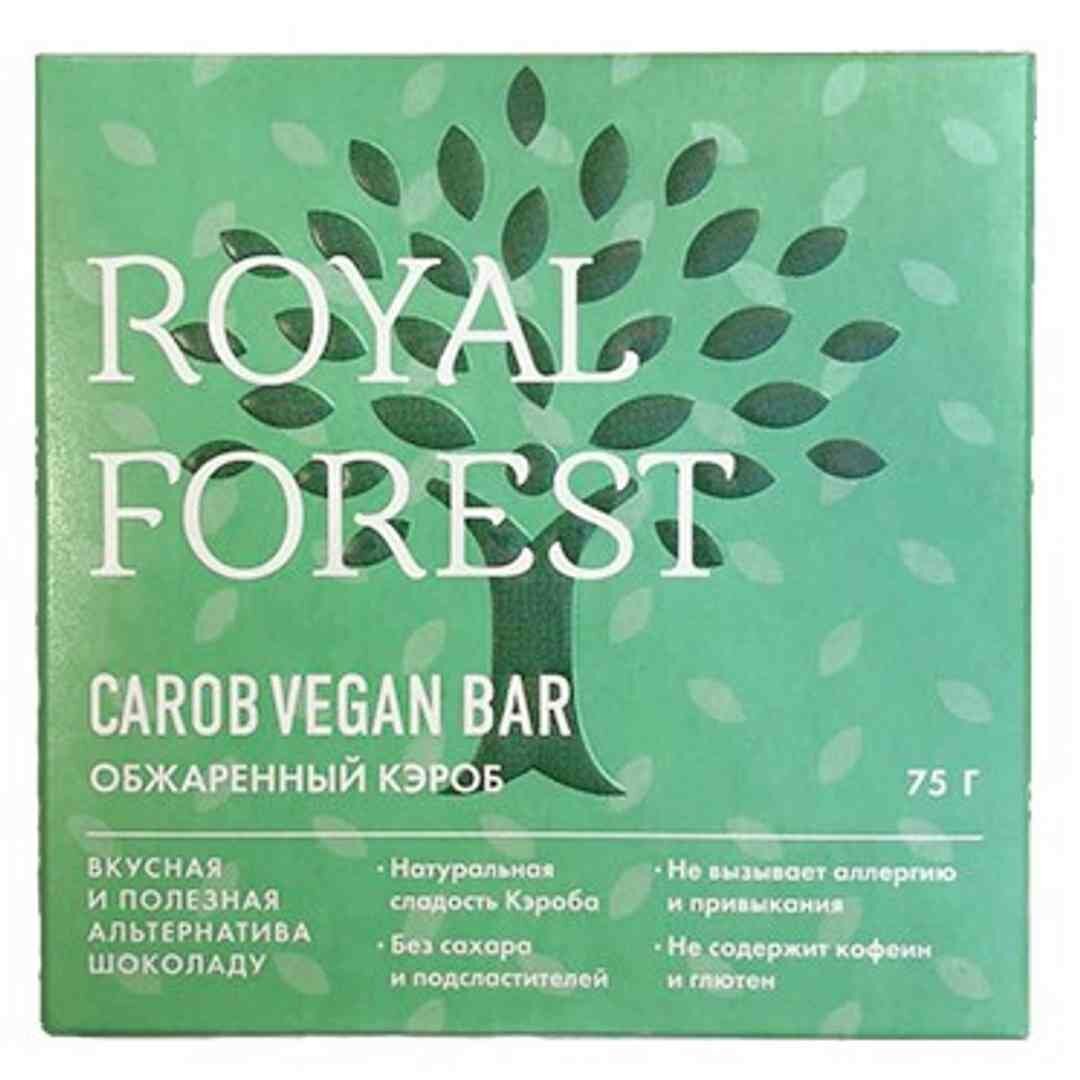 Royal Forest Carob Milk Bar ягоды годжи и Изюм, 75 гр