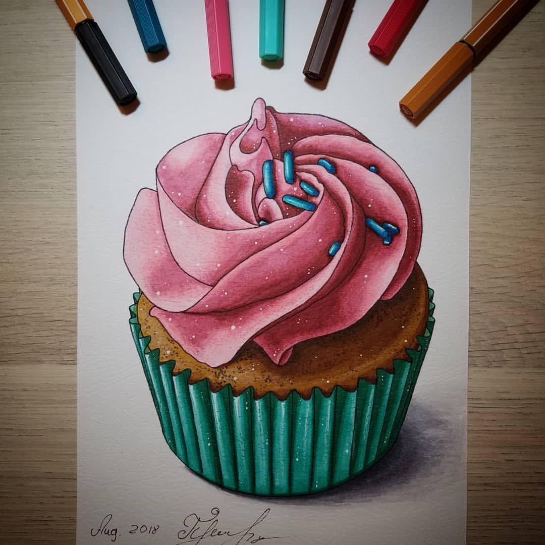 Кексики маркерами