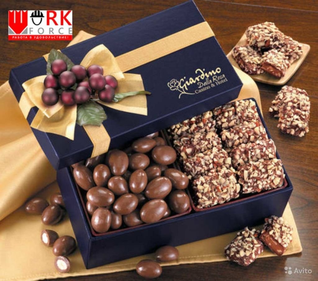 Конфеты в красивой коробке