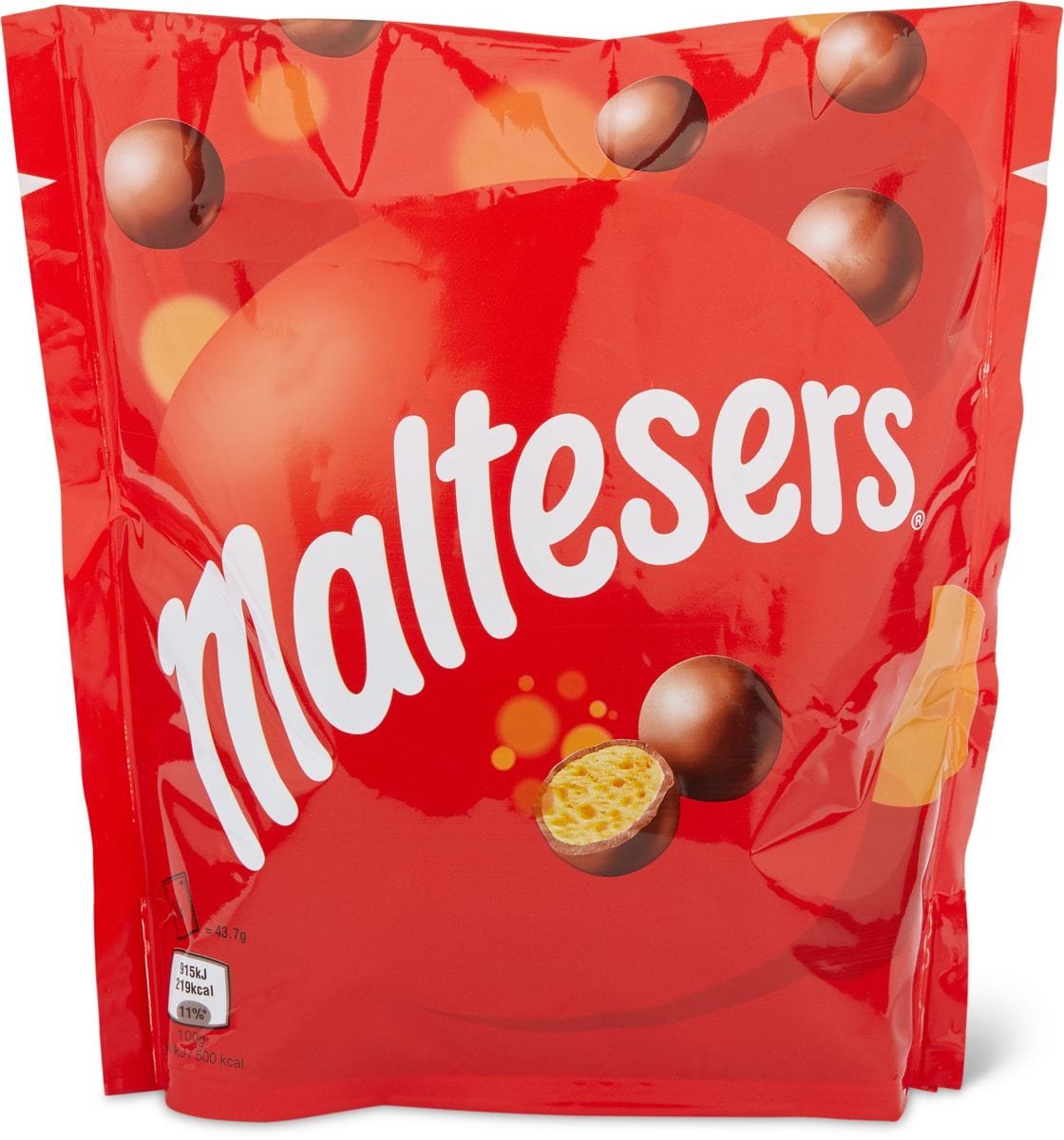 Шоколадные шарики в красной упаковке Maltesers