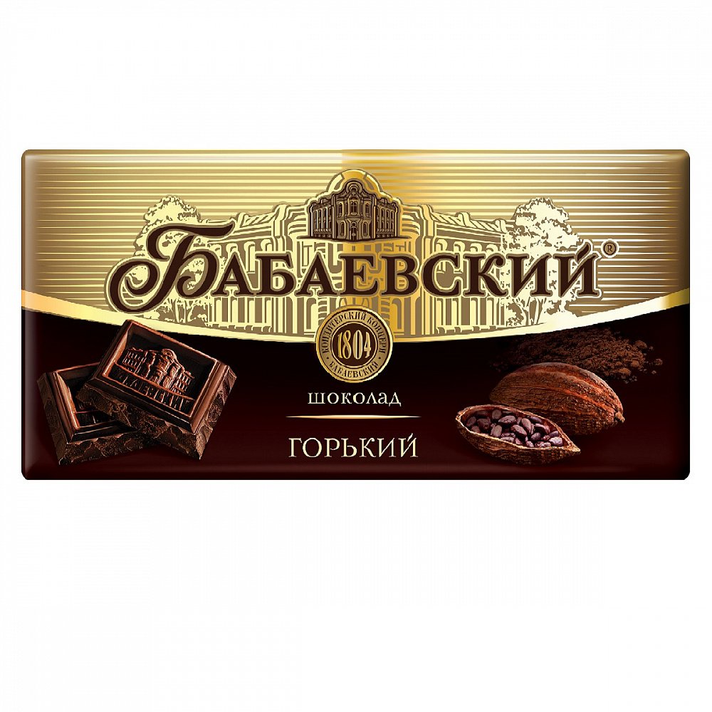 Шоколад Бабаево Бабаевский Горький 100г